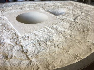 Finished burner lid with refractory coating